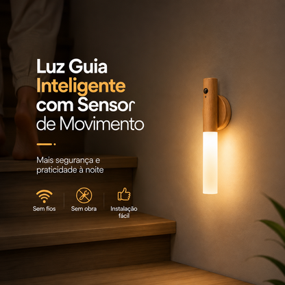 Luz Guia Inteligente com Sensor de Movimento | LED Sem Fio