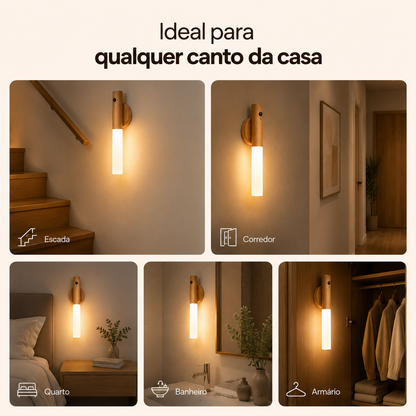 Luz Guia Inteligente com Sensor de Movimento | LED Sem Fio